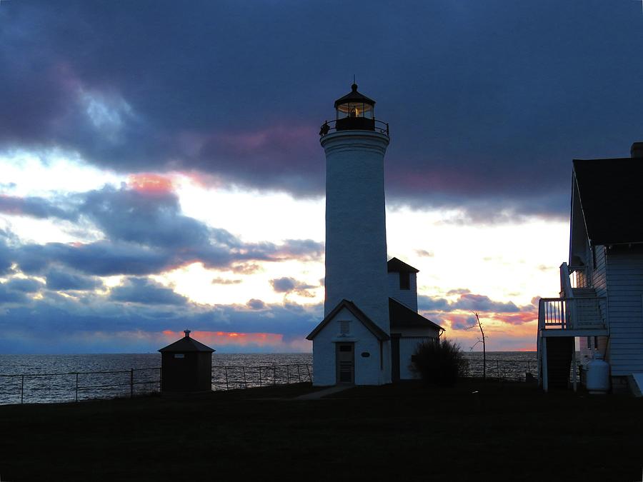 Color of December, Tibbetts Point Lighthouse Photograph by Dennis McCarthy