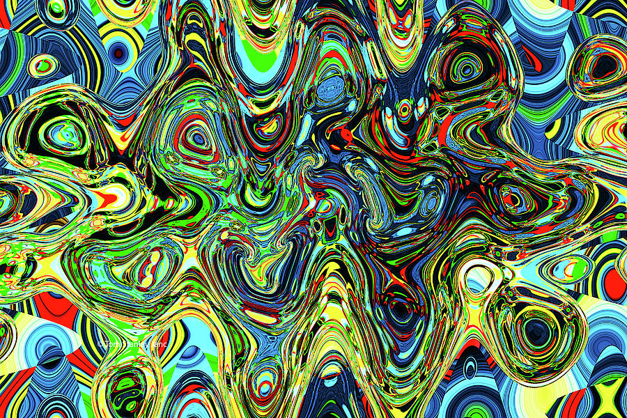 Color Panel Abstract 01812e2-1 Digital Art by Tom Janca