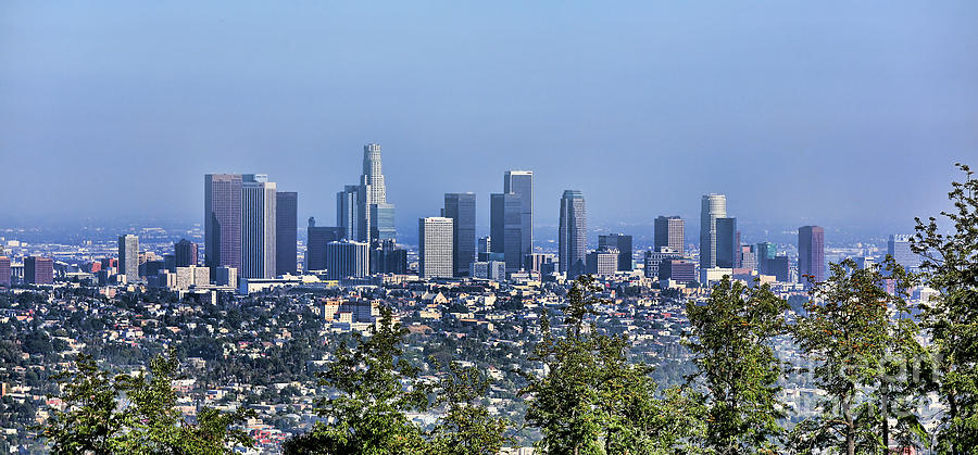 Color Pano Los Angeles California  Photograph by Chuck Kuhn