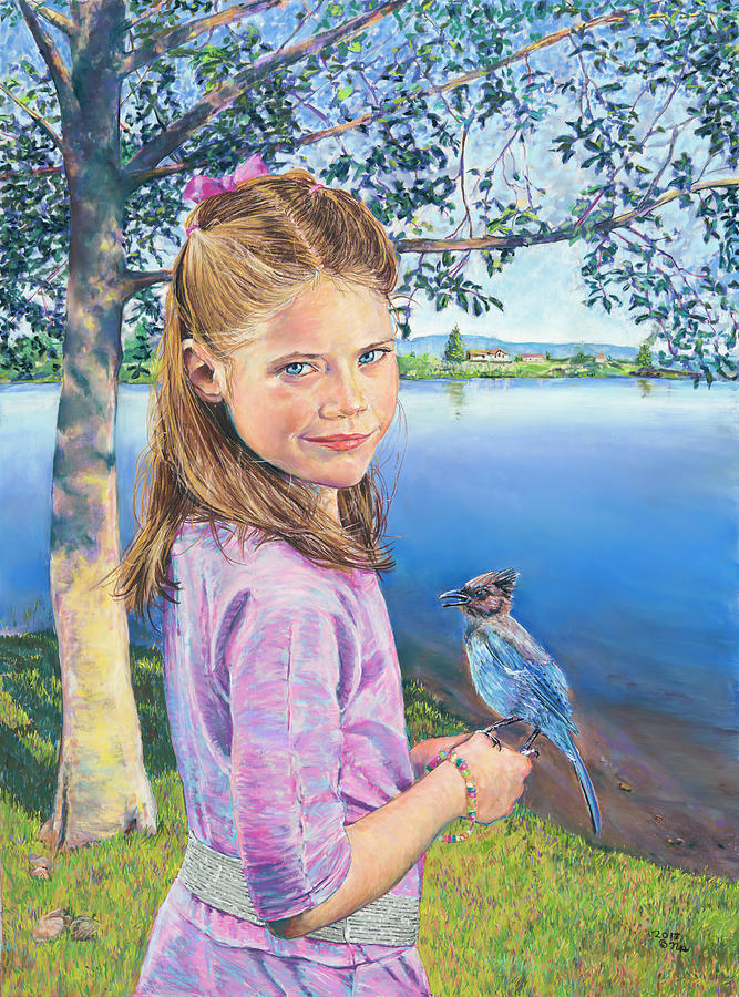 Color Personified - Blue Pastel by Nick Payne