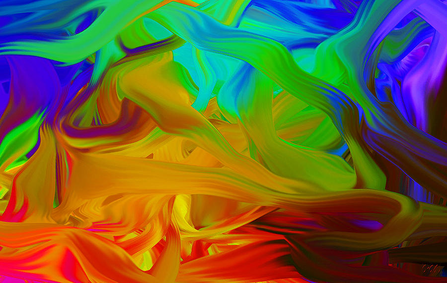 Color Reality 13 Digital Art by Phillip Mossbarger
