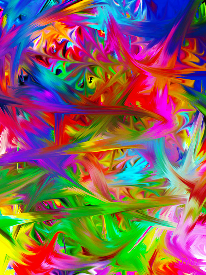 Color Reality 28 Digital Art by Phillip Mossbarger