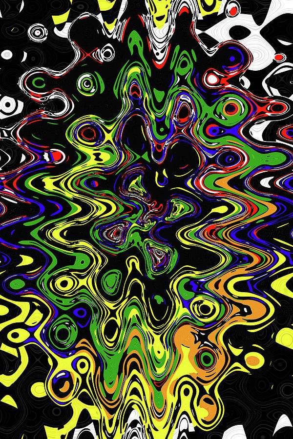 Color Spots Abstract #3 Digital Art by Tom Janca