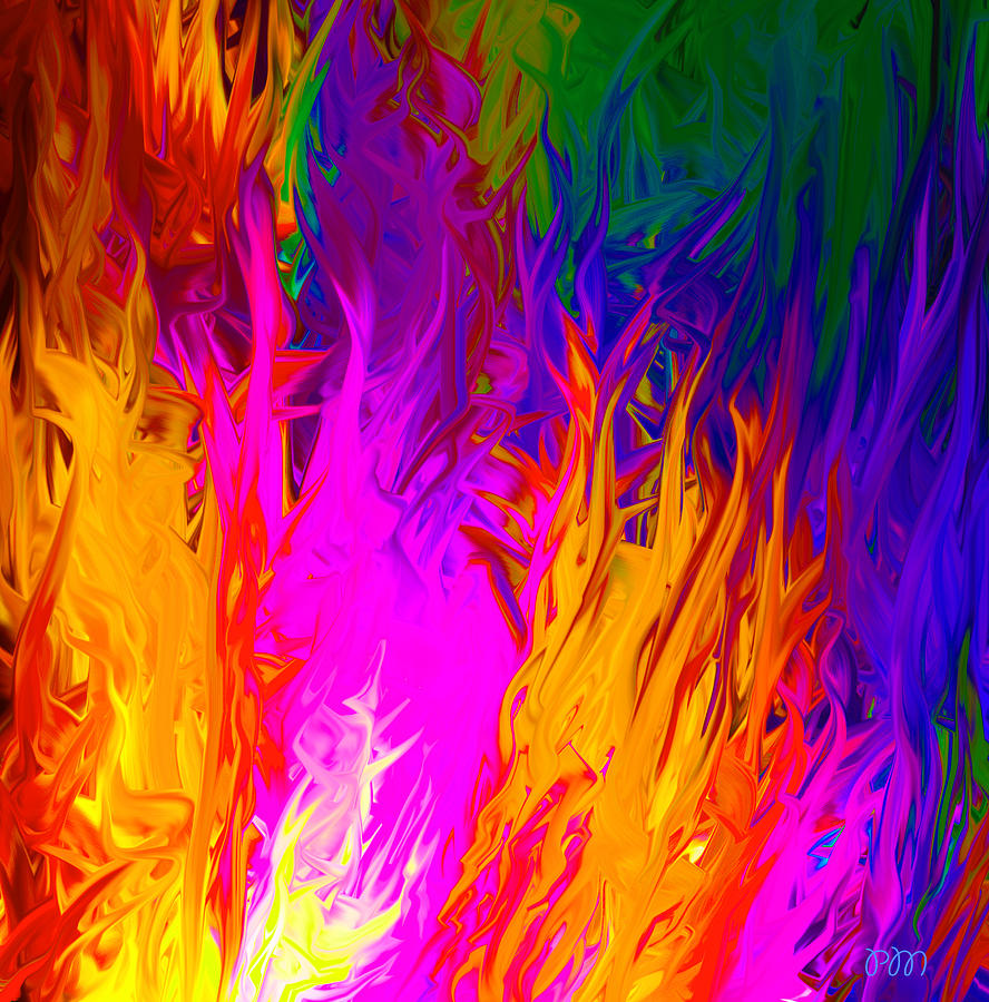 Color Sprawl 13 Digital Art by Phillip Mossbarger