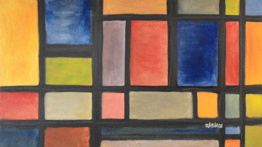 Color Squares  Painting  by Jerry Killian