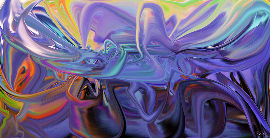 Color Storm Digital Art by Phillip Mossbarger