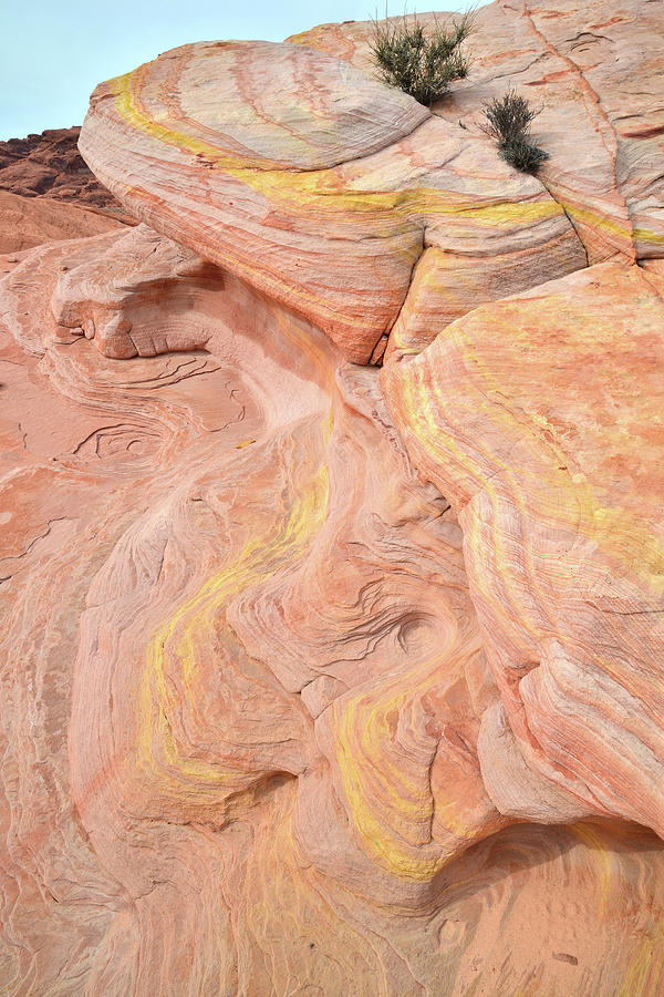 Color Swirls in Valley of Fire State Park Photograph by Ray Mathis