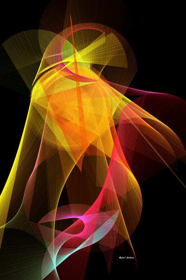 Color Symphony 10 Digital Art by Rafael Salazar
