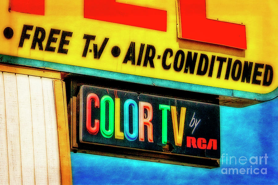 Color TV Photograph by Lenore Locken