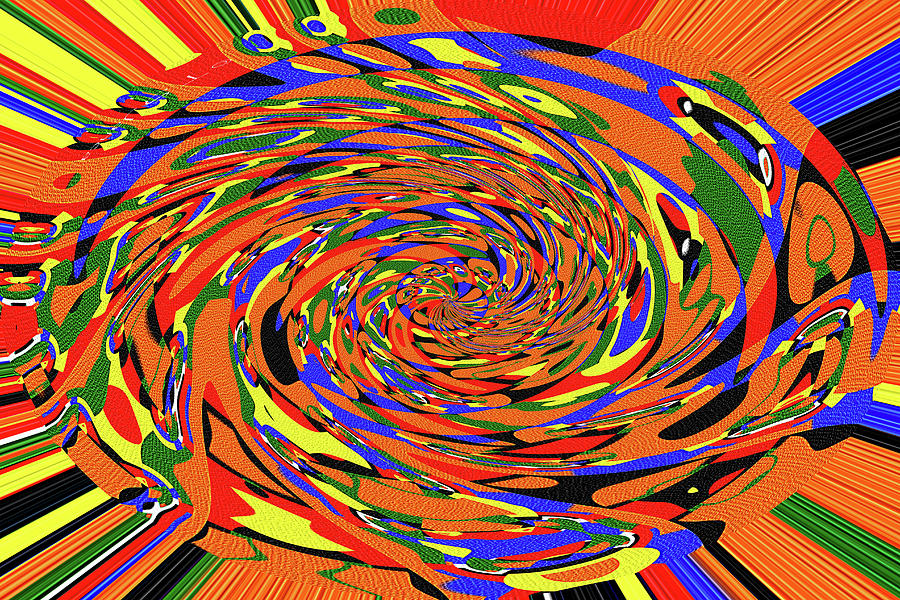 Color Twist Abstract Digital Art by Tom Janca