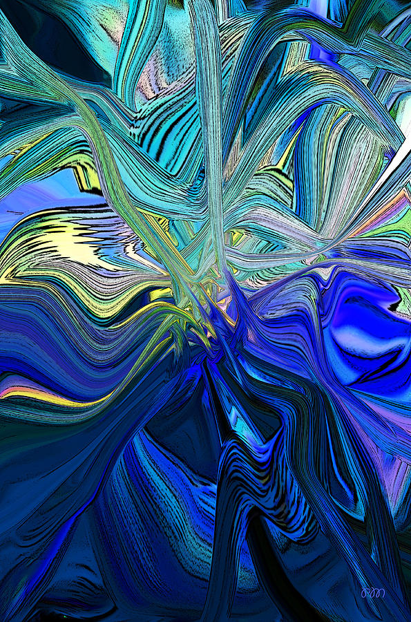 Color Wave 9 Digital Art by Phillip Mossbarger
