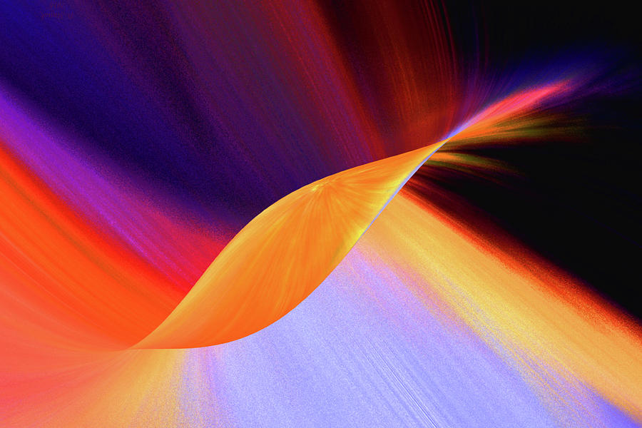 Color Wave Digital Art by David Stasiak