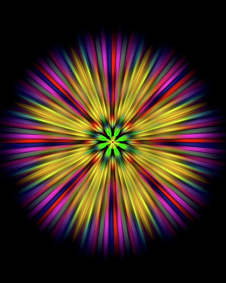 Color Wheel Digital Art by Toby Horton