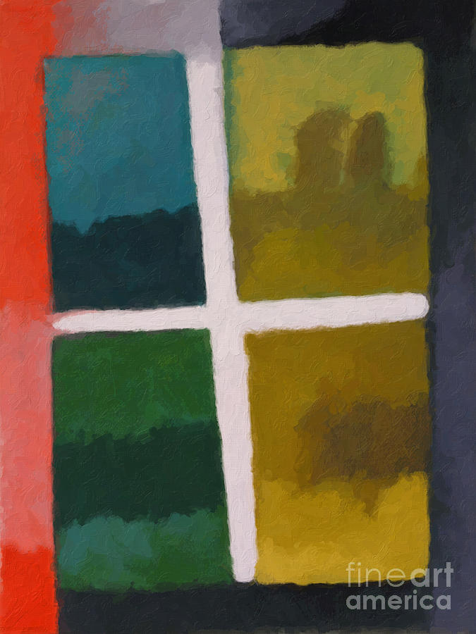 Color Window Painting by Lutz Baar