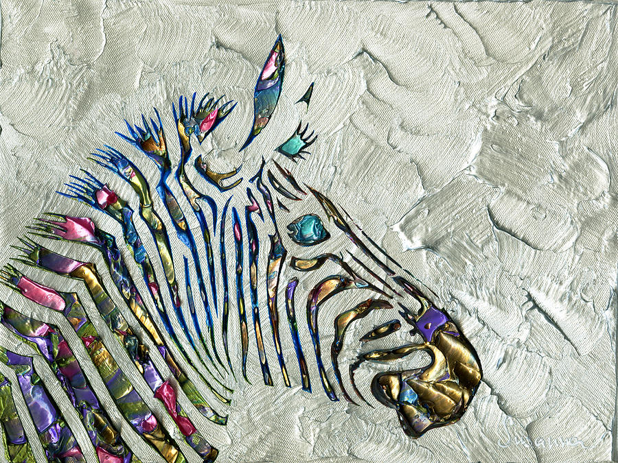 Abstract Painting - Color Zebra by Susanna Shaposhnikova