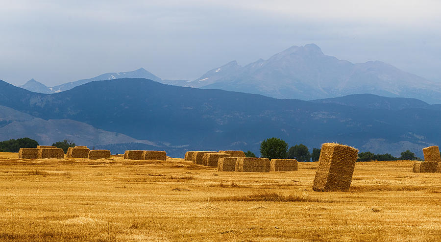 Mountain Photograph - Colorado Agriculture Farming Panorama View Pt 1 by James BO Insogna