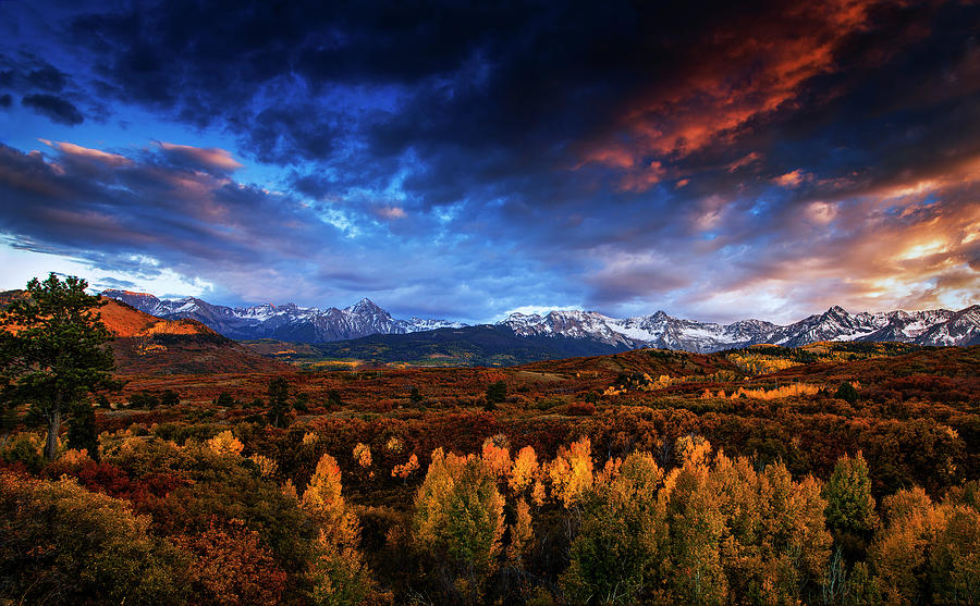 Fall Photograph - Colorado Autumn Panorama by Andrew Soundarajan