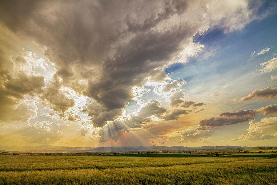 Colorado Big Sky Beams of Sunshine Photograph by James BO Insogna
