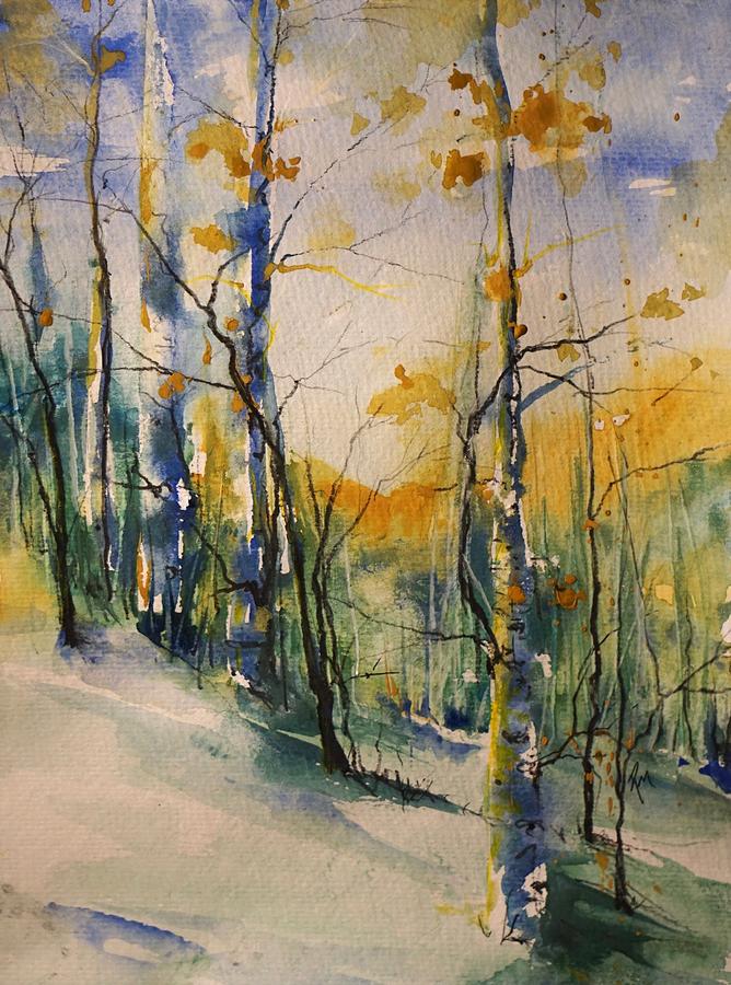 Colorado Bright Morning 1 Painting by Robin Miller-Bookhout
