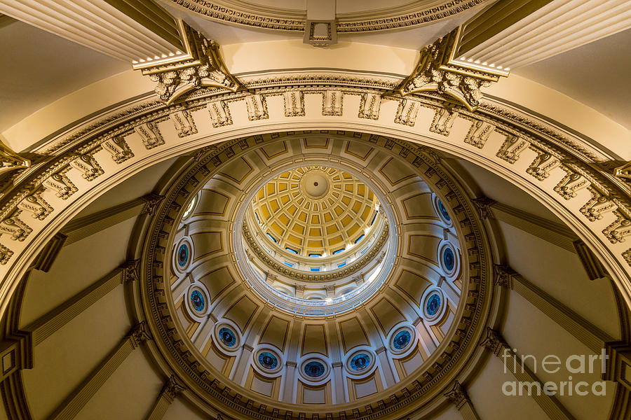 Colorado Capitol Building Rotunda 3 - Denver Photograph by Gary Whitton