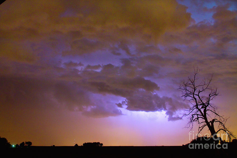 Colorado Cloud to Cloud Lightning Thunderstorm 27G Photograph by James BO Insogna