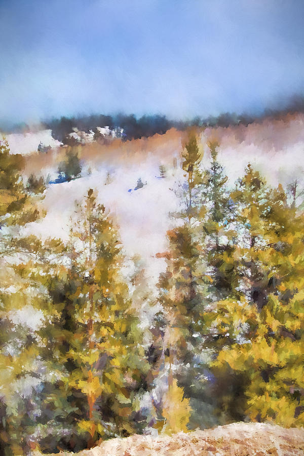 Colorado Color Splash 1 Landscape Art by Jai Johnson Painting by Jai Johnson