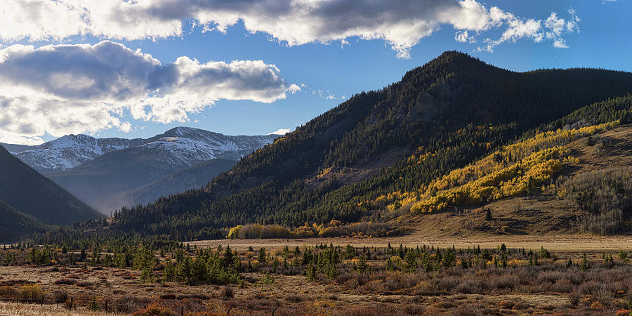 Colorado East Portal Autumn Panorama Photograph