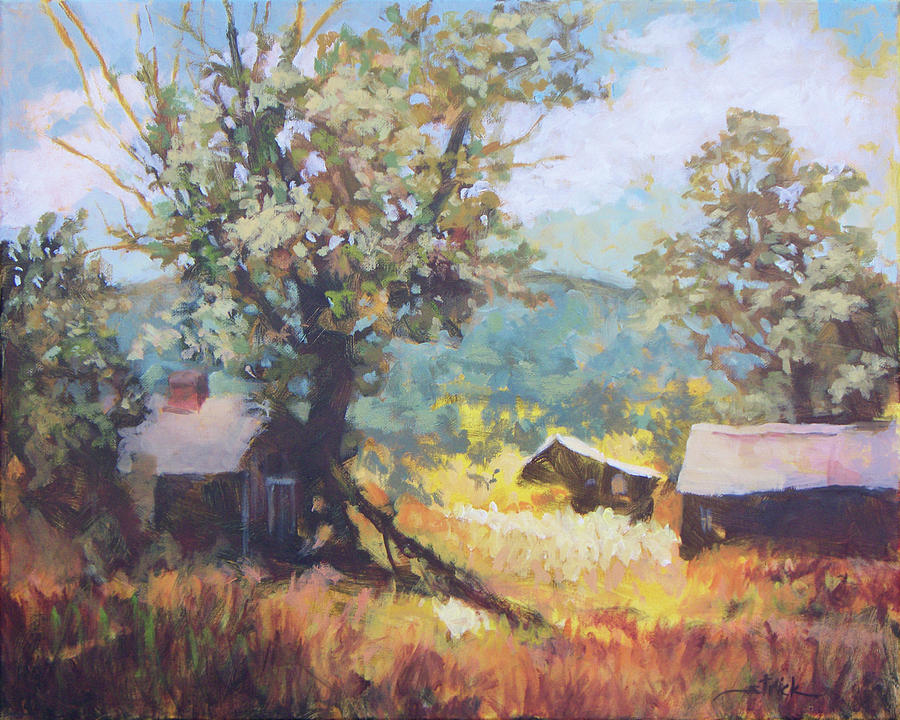 Farm Painting - Colorado Field by Carol Strickland Farm Painting - Colorado Field by Carol Strickland