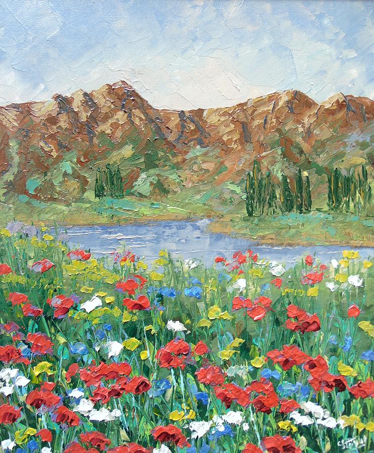 Colorado Painting by Frederic Payet