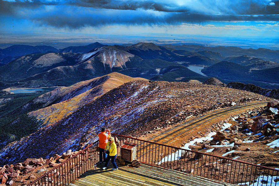 Colorado From Pikes Peak Photograph by Lawrence Christopher