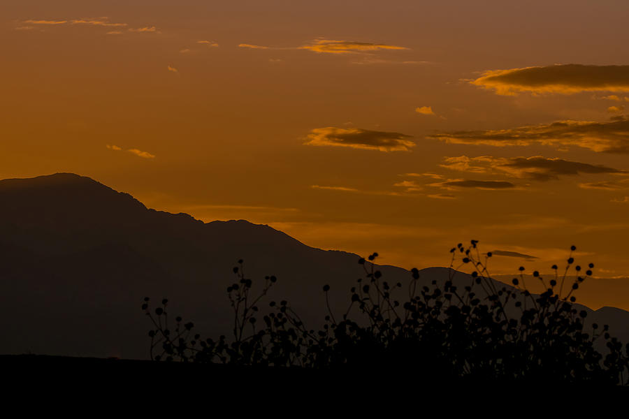 Colorado Front Range Sunset Photograph by Ernest Echols