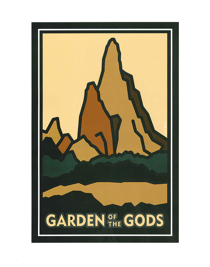 Colorado Garden of the Gods Painting by Carrie MaKenna