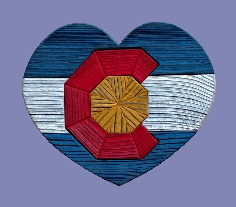 Colorado Heart 1 Painting by Denny McNeill