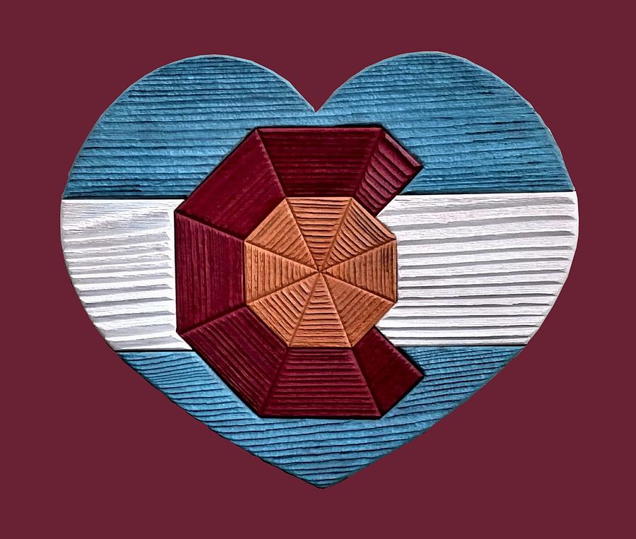 Colorado Heart 2 Painting by Denny McNeill