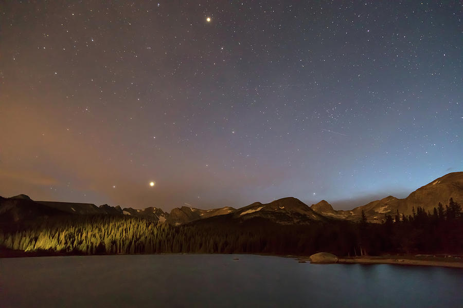 Colorado Indian Peaks Stellar Night Photograph