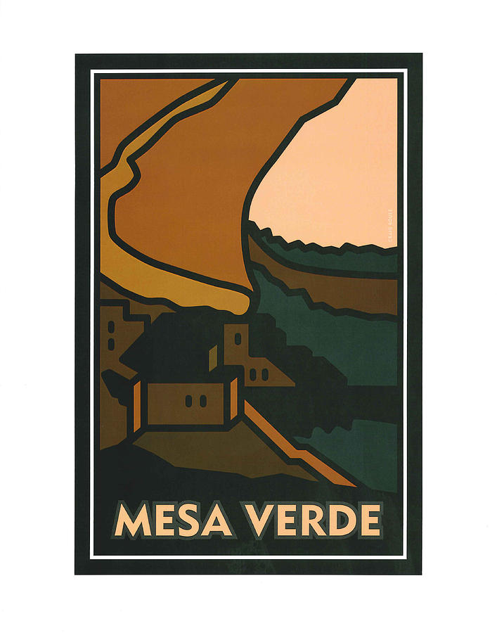Colorado Mesa Verde Painting by Carrie MaKenna