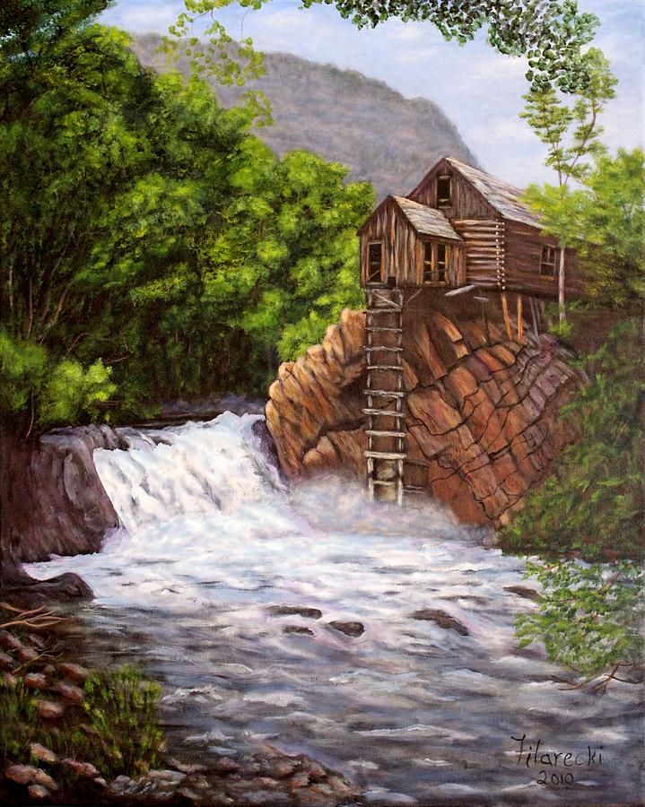 Landscape Painting - Colorado Mill by Judy Filarecki