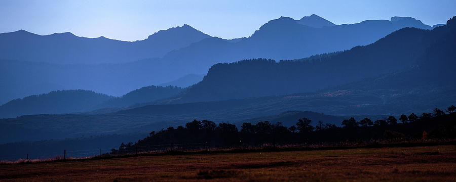 Colorado Mountains Pyrography by Judith Barath