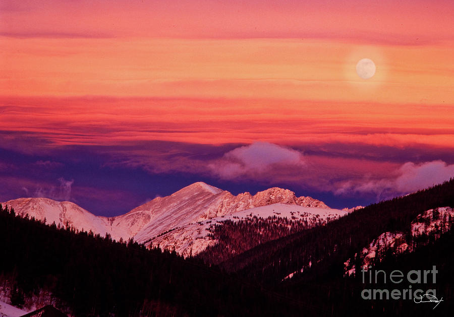 Colorado Moonrise Photograph by Vance Fox Fine Art America