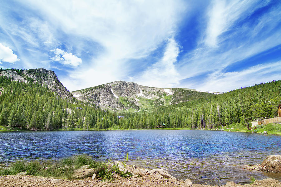 Colorado Mountain Lake Photograph
