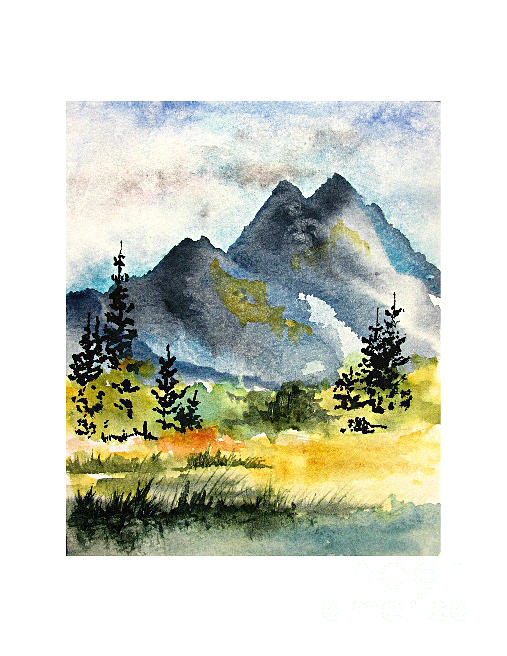 Colorado Mountain Majesty Painting by Janet Cruickshank