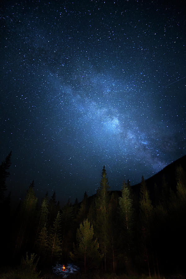 Colorado Mountain Milky Way Photograph