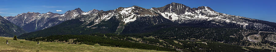 Colorado Mountain Range Panorama Photograph by Jen Manganello