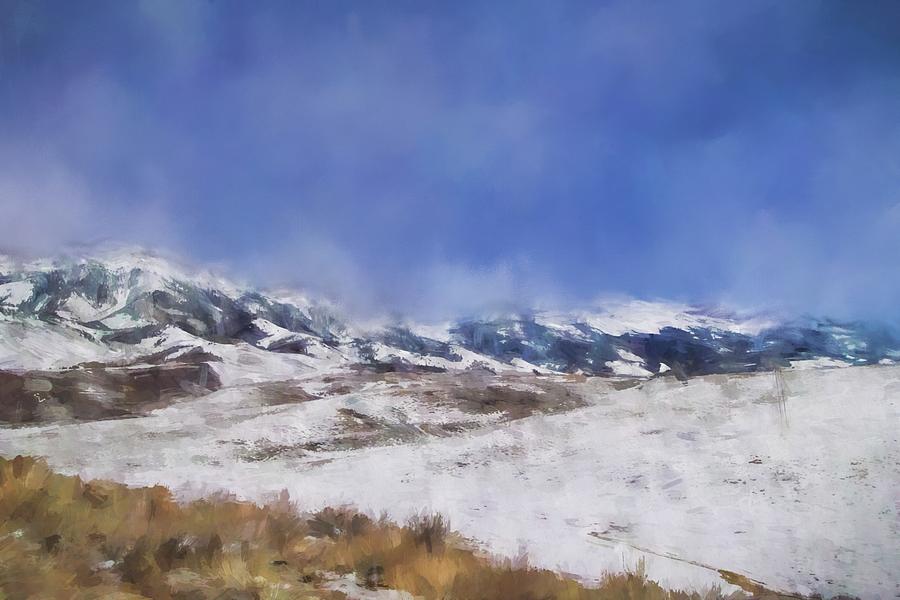 Colorado Mountains 2 Landscape Art by Jai Johnson Painting by Jai Johnson