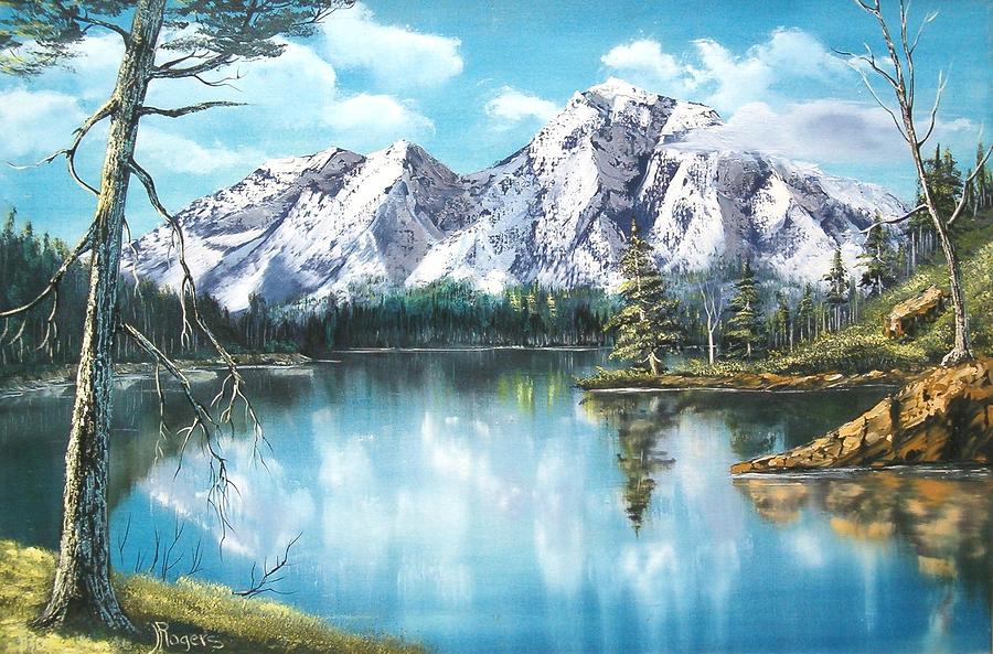 Colorado mountains Painting by Bonnie Rogers Fine Art America