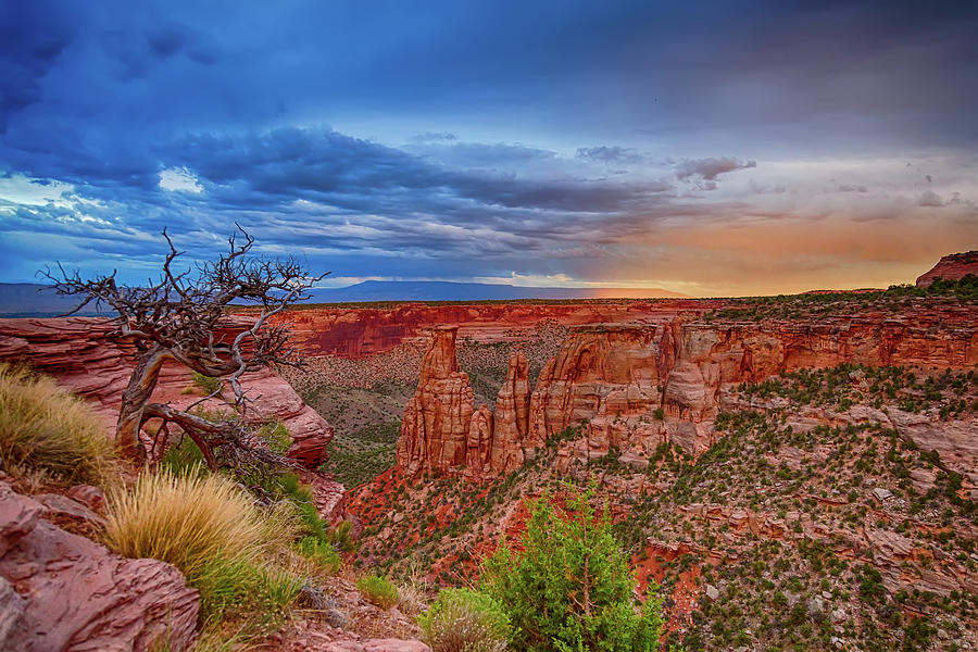 Colorado National Monument Evening Storms Photograph by James BO Insogna