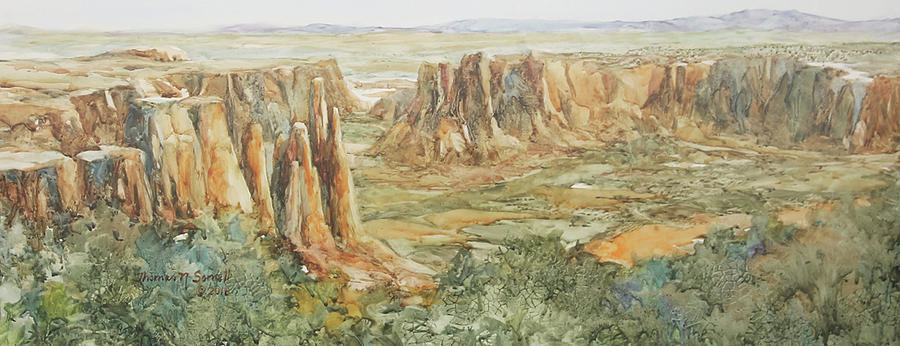 Colorado National Monument Painting by Thomas Sorrell