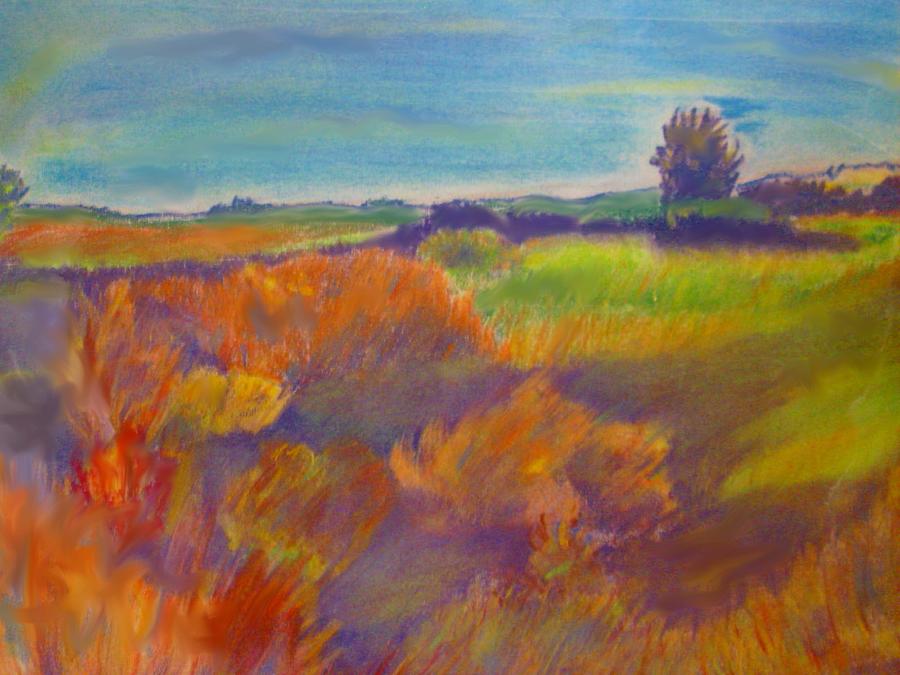 Colorado Prairie Painting by Andrew Gillette