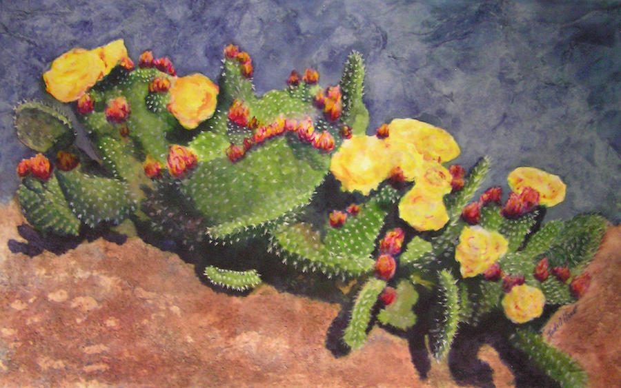 Cactus Painting - Colorado Prickly Pears by Karla Horst