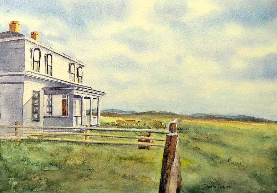 Colorado Ranch Painting by Debbie Lewis
